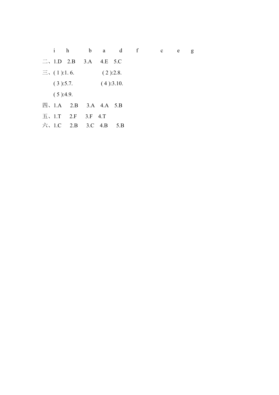人教PEP版英语三年级上册课时练习-Unit3LookatmePartA含答案含答案.pdf_第3页