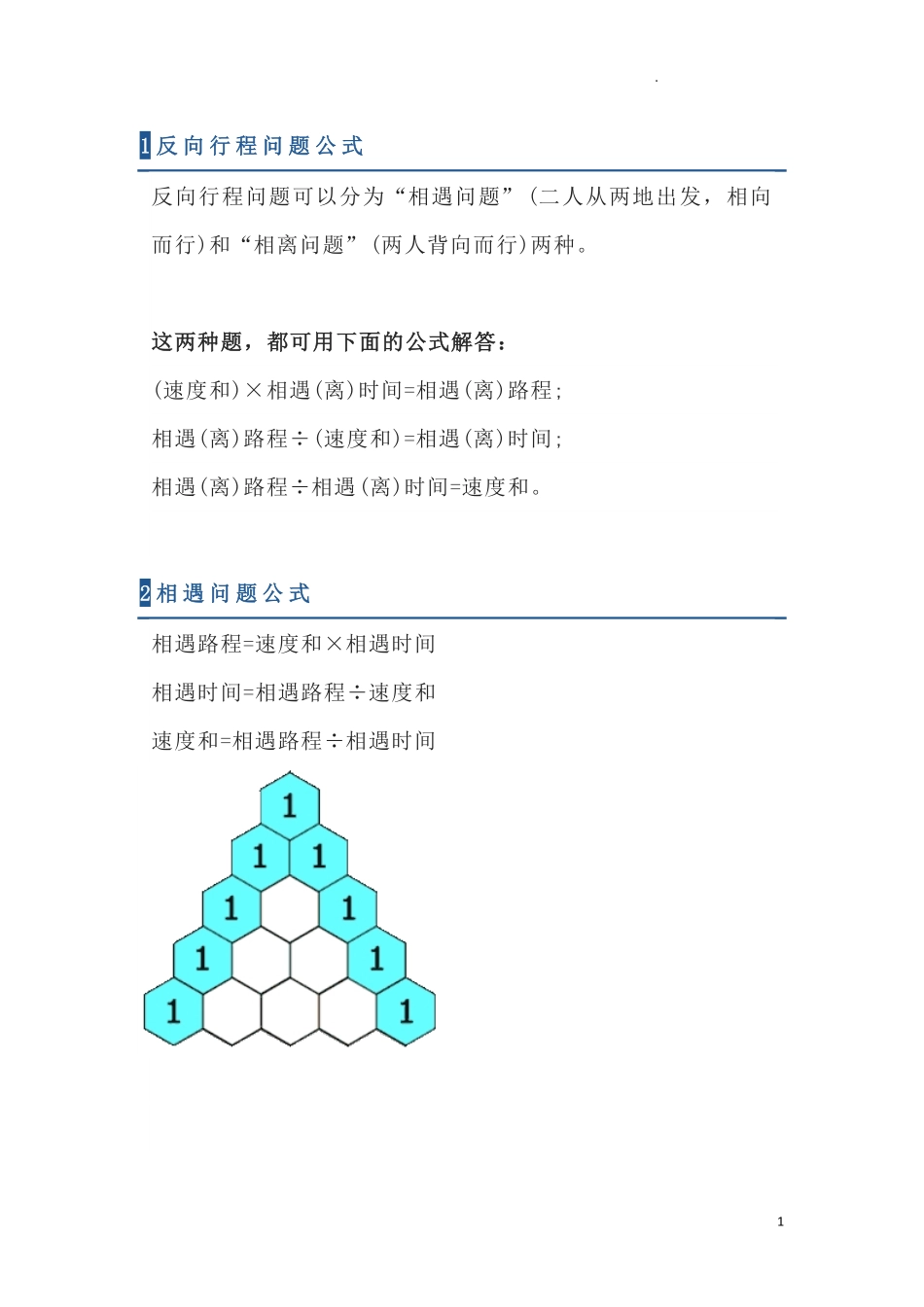 小学数学1-6年级【解决问题】应用题公式.pdf_第1页
