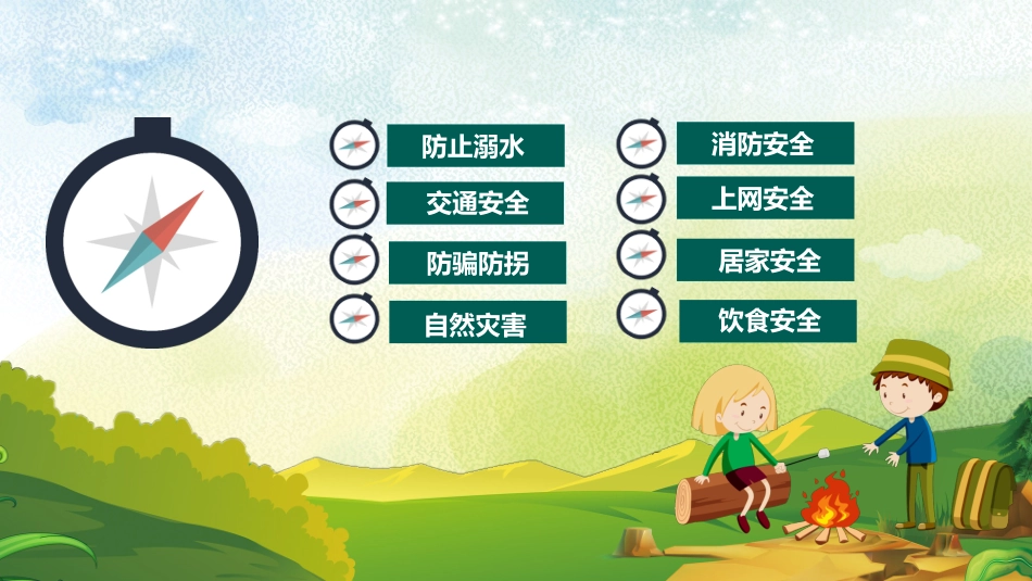 幼儿园小学生儿童快乐暑假安全教育课件 3.ppt_第3页