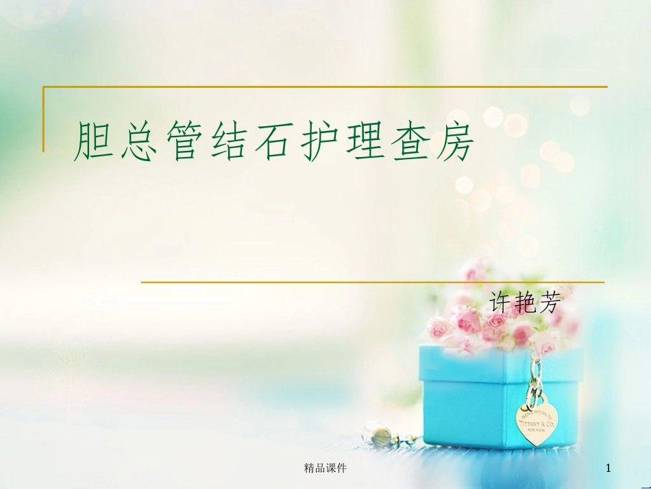 胆总管结石护理课件.ppt_第1页