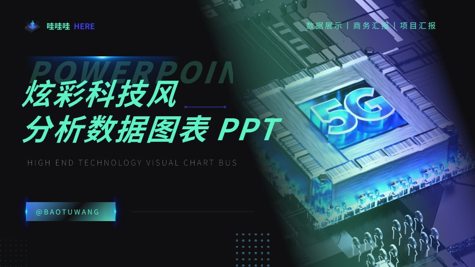 数据可视化图表风格PPT模板2 (2).pptx_第1页