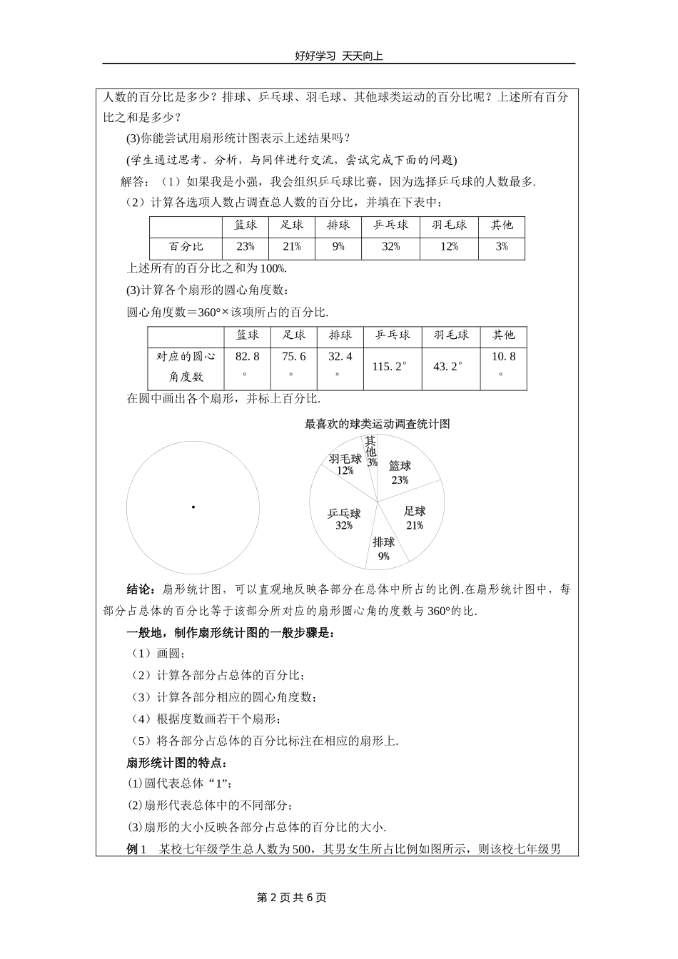 七年级数学北师大版上册第6章《数据的表示》教学设计教案.docx_第2页