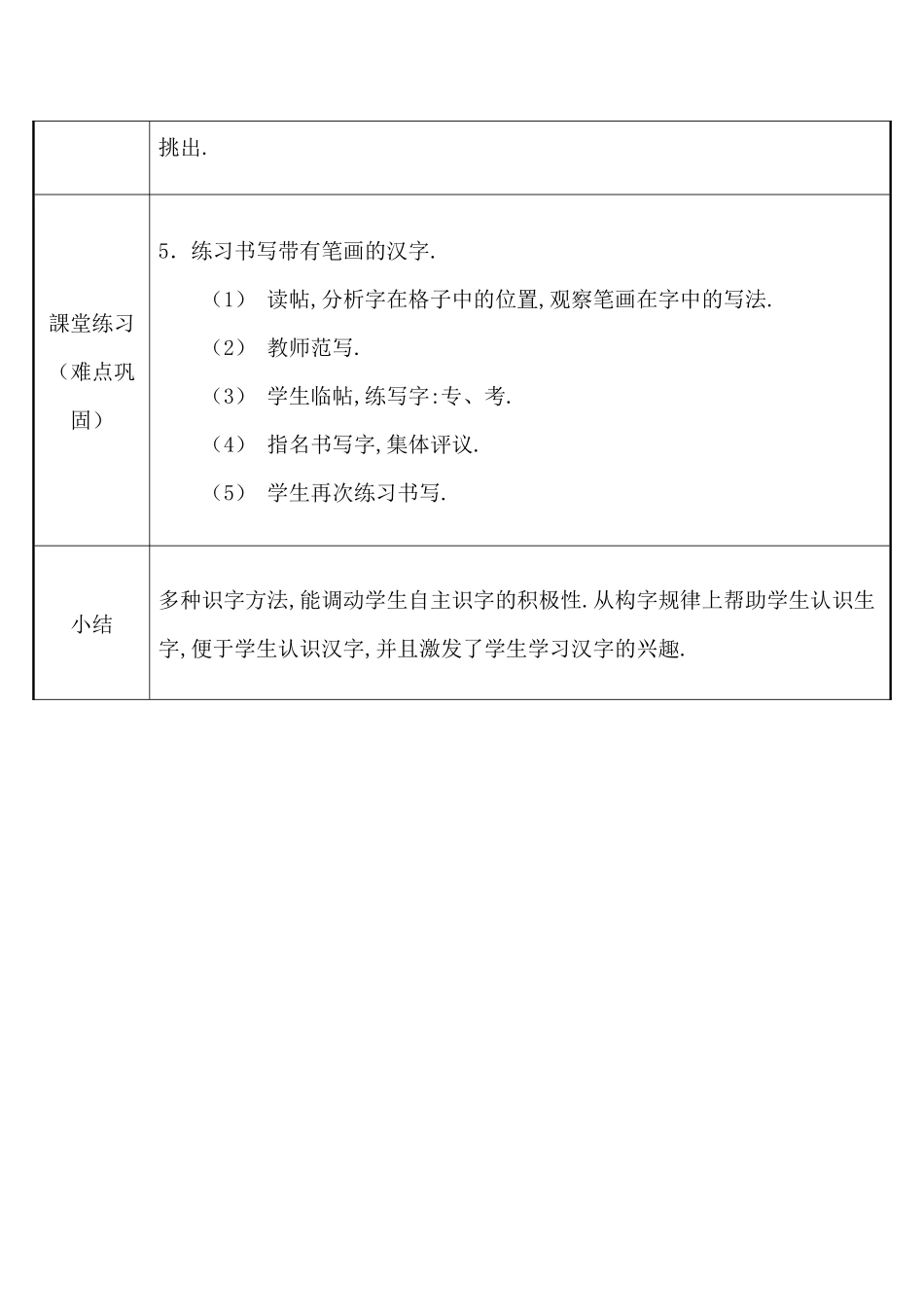 人教版部编版小学语文一年级上册学习竖折折钩的写法教学设计教案.docx_第2页