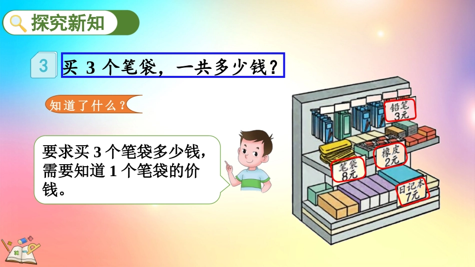 人教版数学二年级上册-65用8的口诀解决问题-教学课件.pptx_第3页