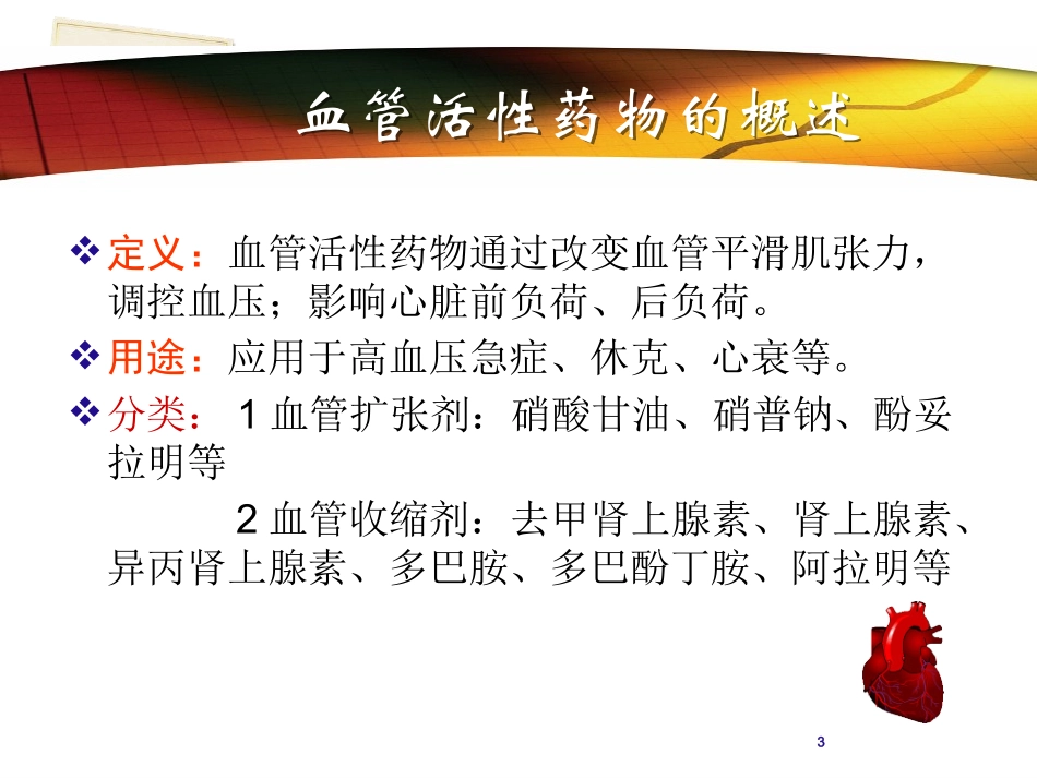 常见血管活性药物的使用培训课件.pptx_第3页