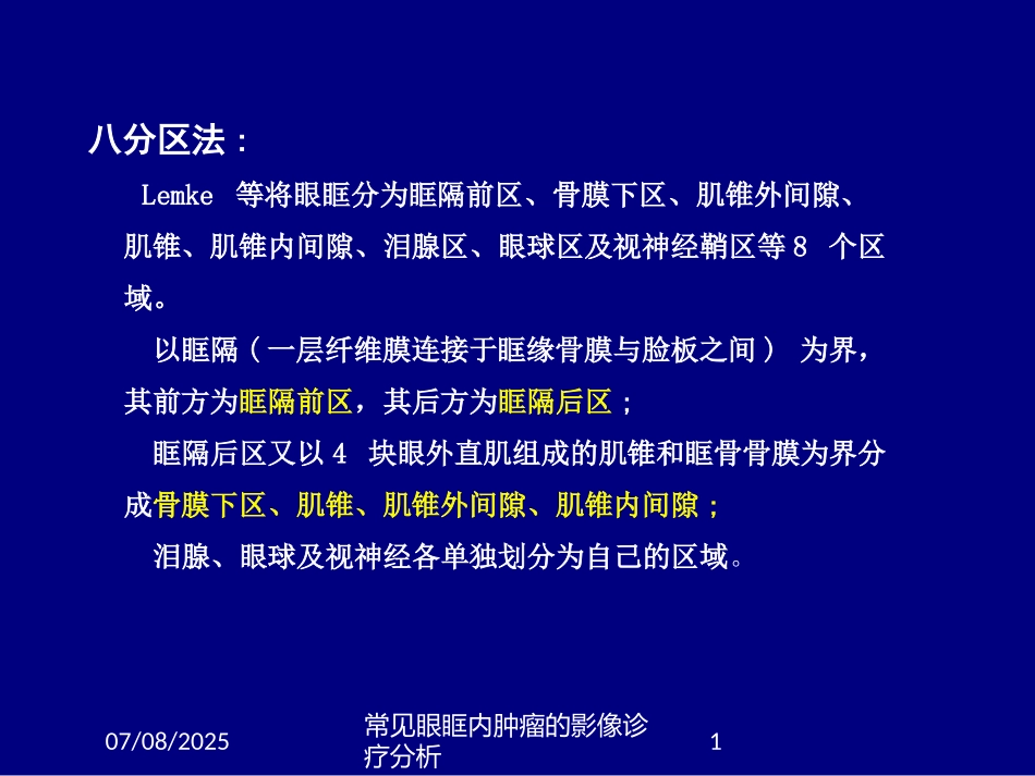 常见眼眶内肿瘤的影像诊疗分析课件.pptx_第1页