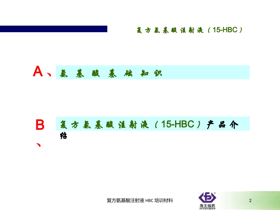 复方氨基酸注射液HBC培训材料培训课件.pptx_第2页