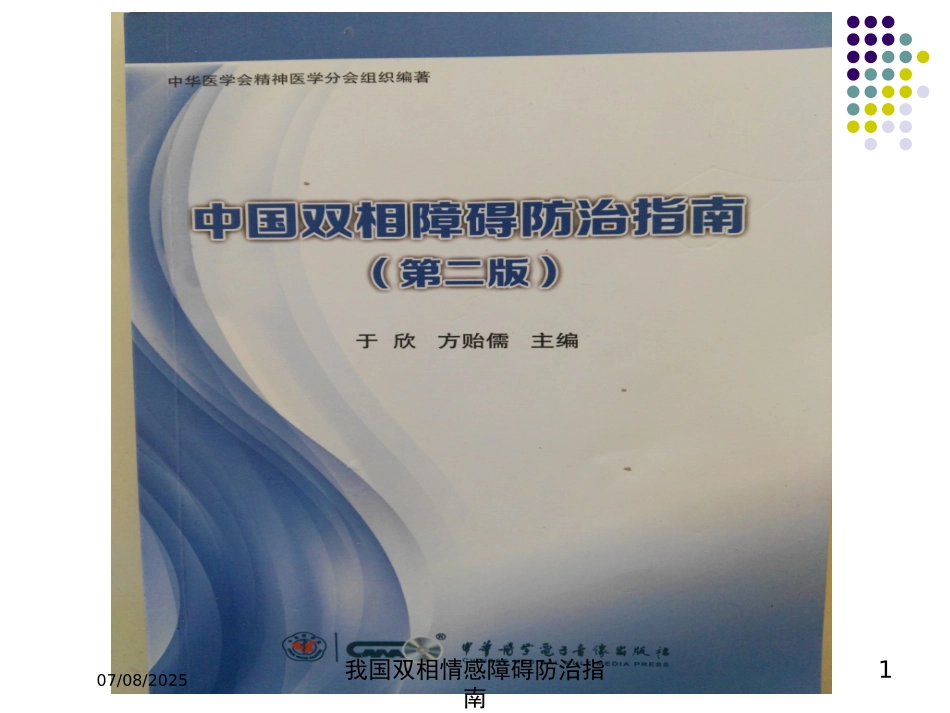 我国双相情感障碍防治指南培训课件.pptx_第1页