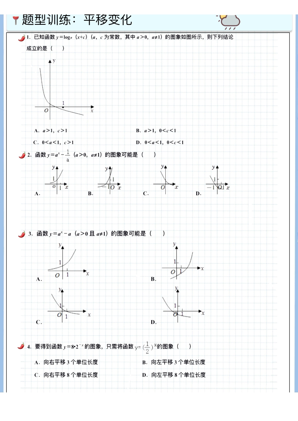 2025高考数学专题笔记（空白版）高考专题笔记—函数15—图像变化与零点.pdf_第3页