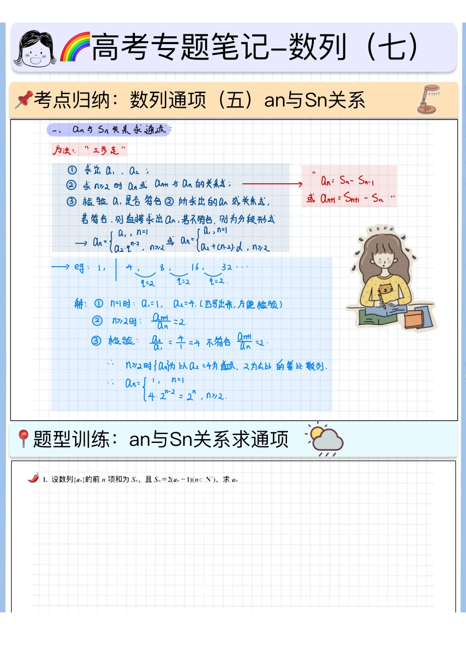 2025高考数学专题笔记（空白版）高考专题笔记-数列07-数列通项（五）.pdf_第1页