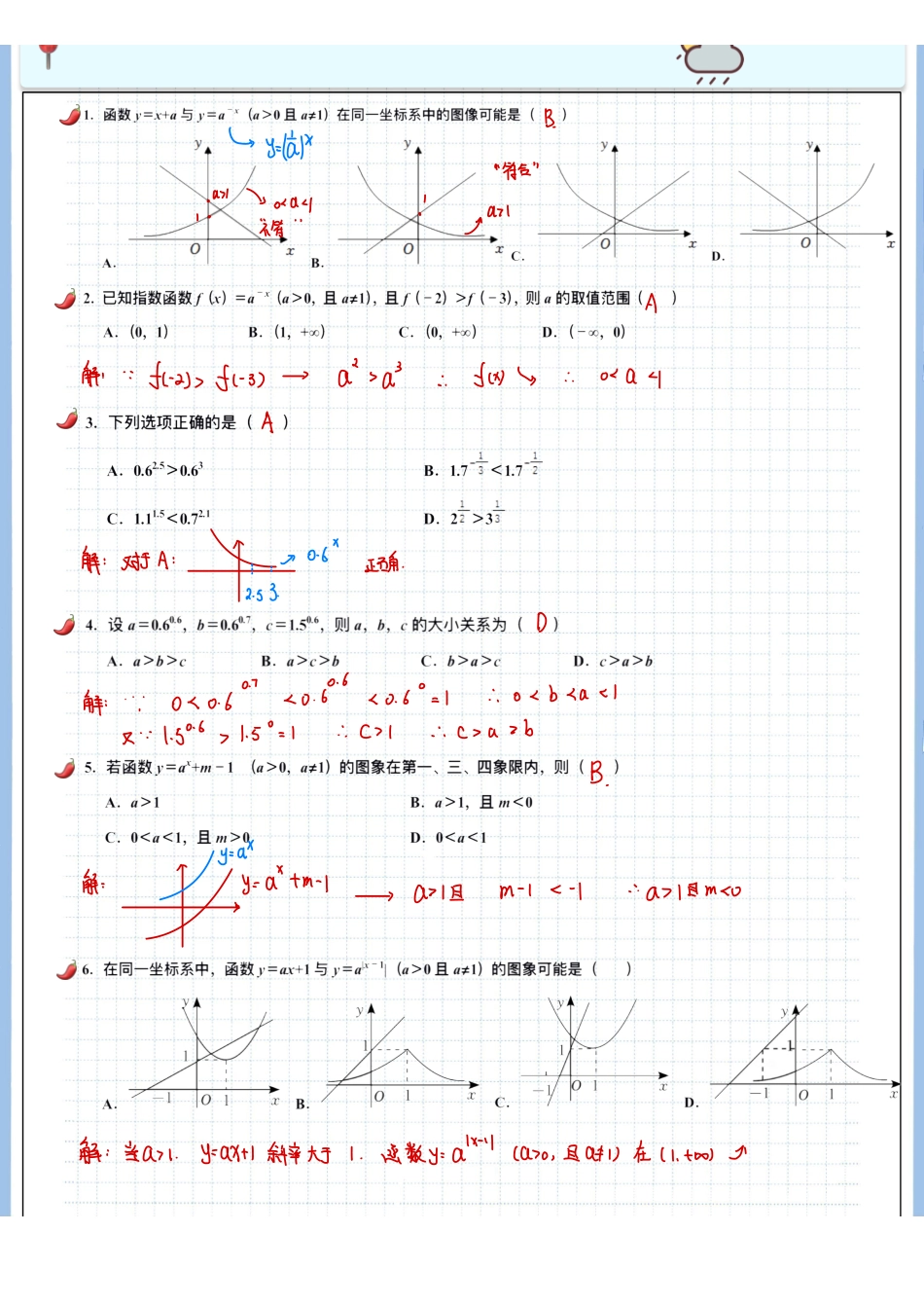 2025高考数学专题笔记高考专题笔记—函数12—指数函数.pdf_第3页