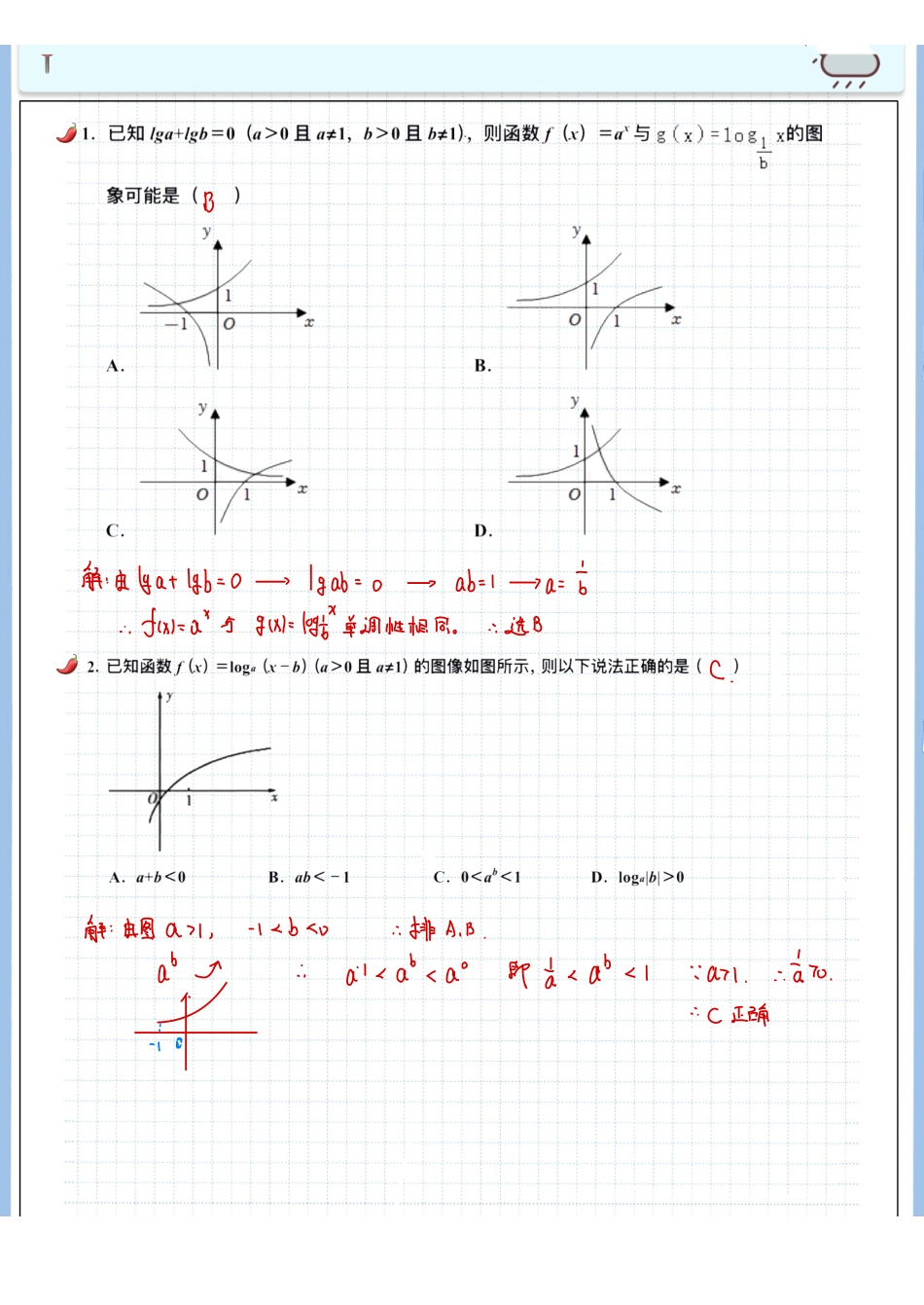 2025高考数学专题笔记高考专题笔记—函数14—对数函数.pdf_第3页