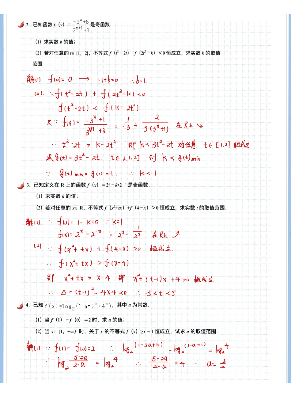 2025高考数学专题笔记高考专题笔记—函数综合01—单变量不等式恒成立问题.pdf_第2页