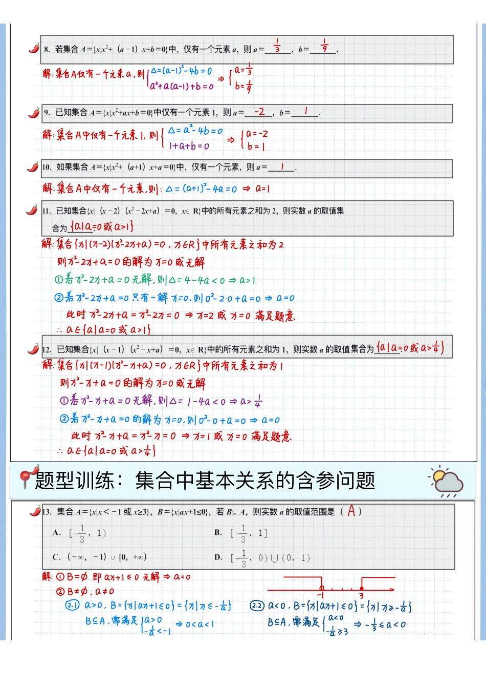 2025高考数学专题笔记高考专题笔记-集合05-参数范围.pdf_第3页