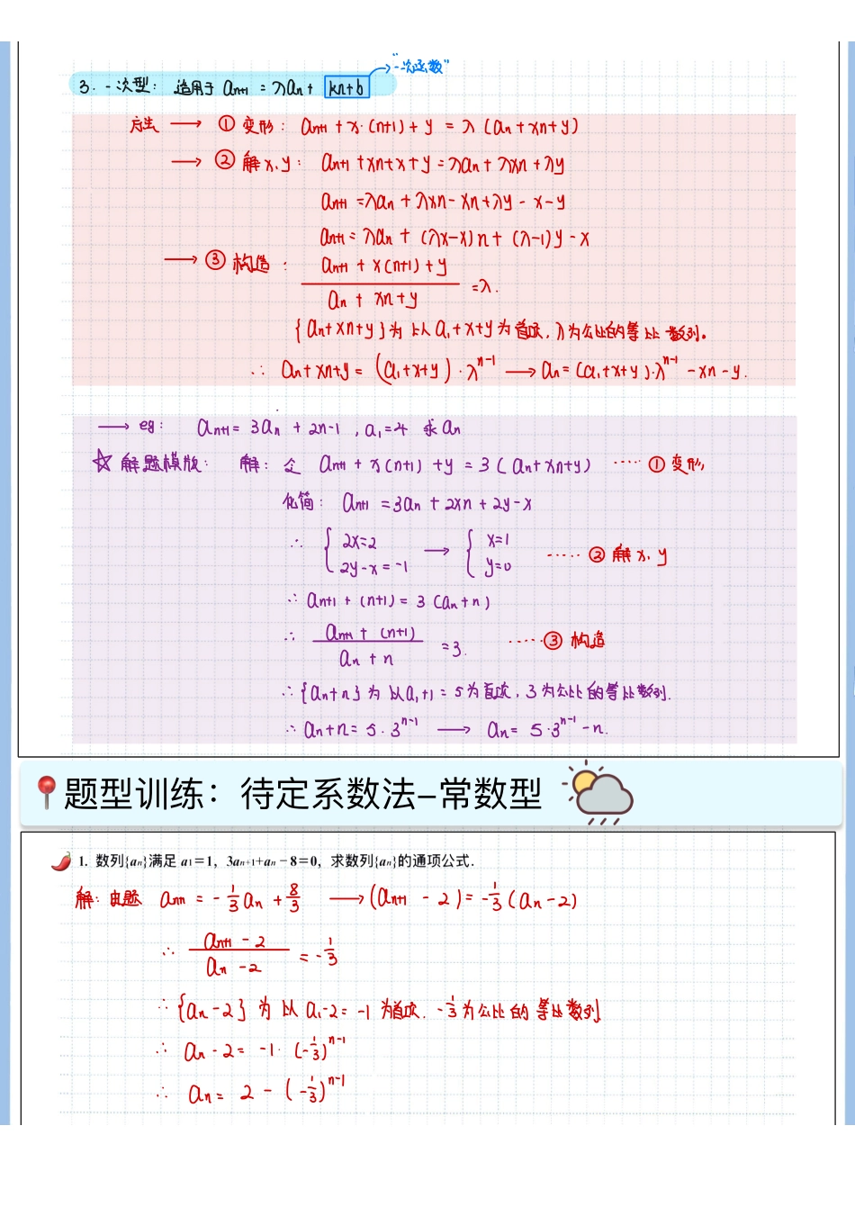 2025高考数学专题笔记高考专题笔记-数列05-数列通项（三）.pdf_第2页