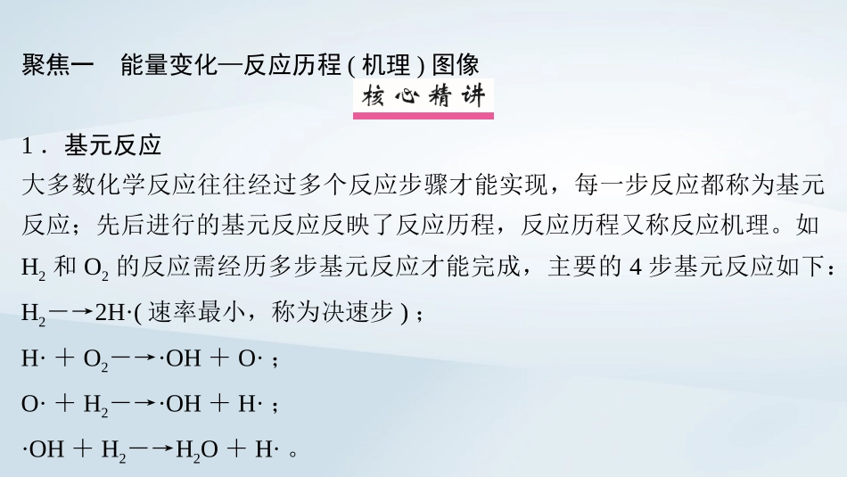 2025届高考化学一轮总复习第8章化学反应速率与化学平衡微专题11反应历程机理图示分析课件.pptx_第2页