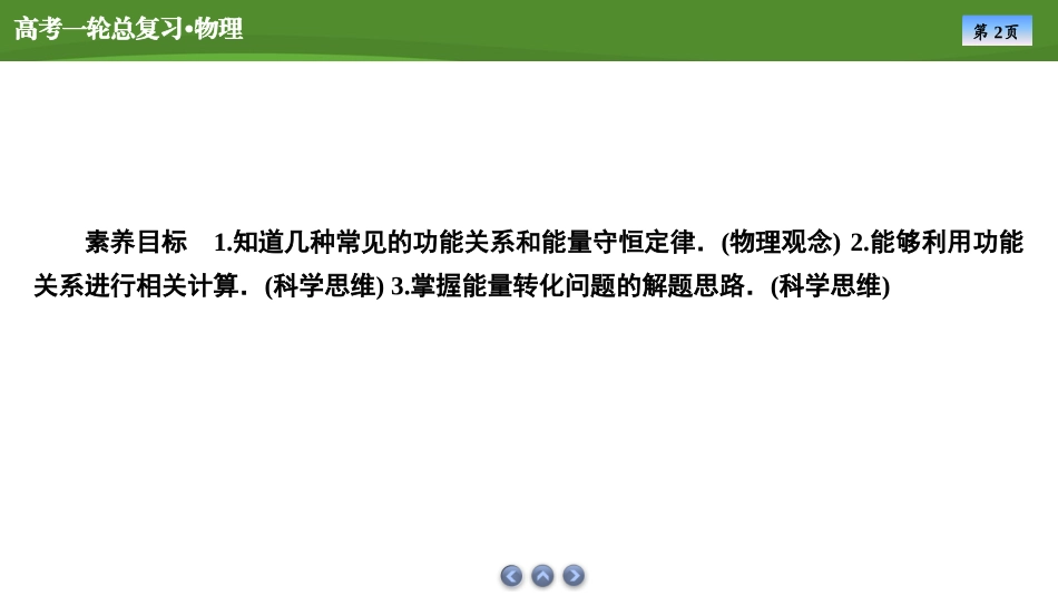 2025届高考物理知识梳理课件第五章　第4讲功能关系　能量守恒定律（共39张ppt）.pptx_第2页