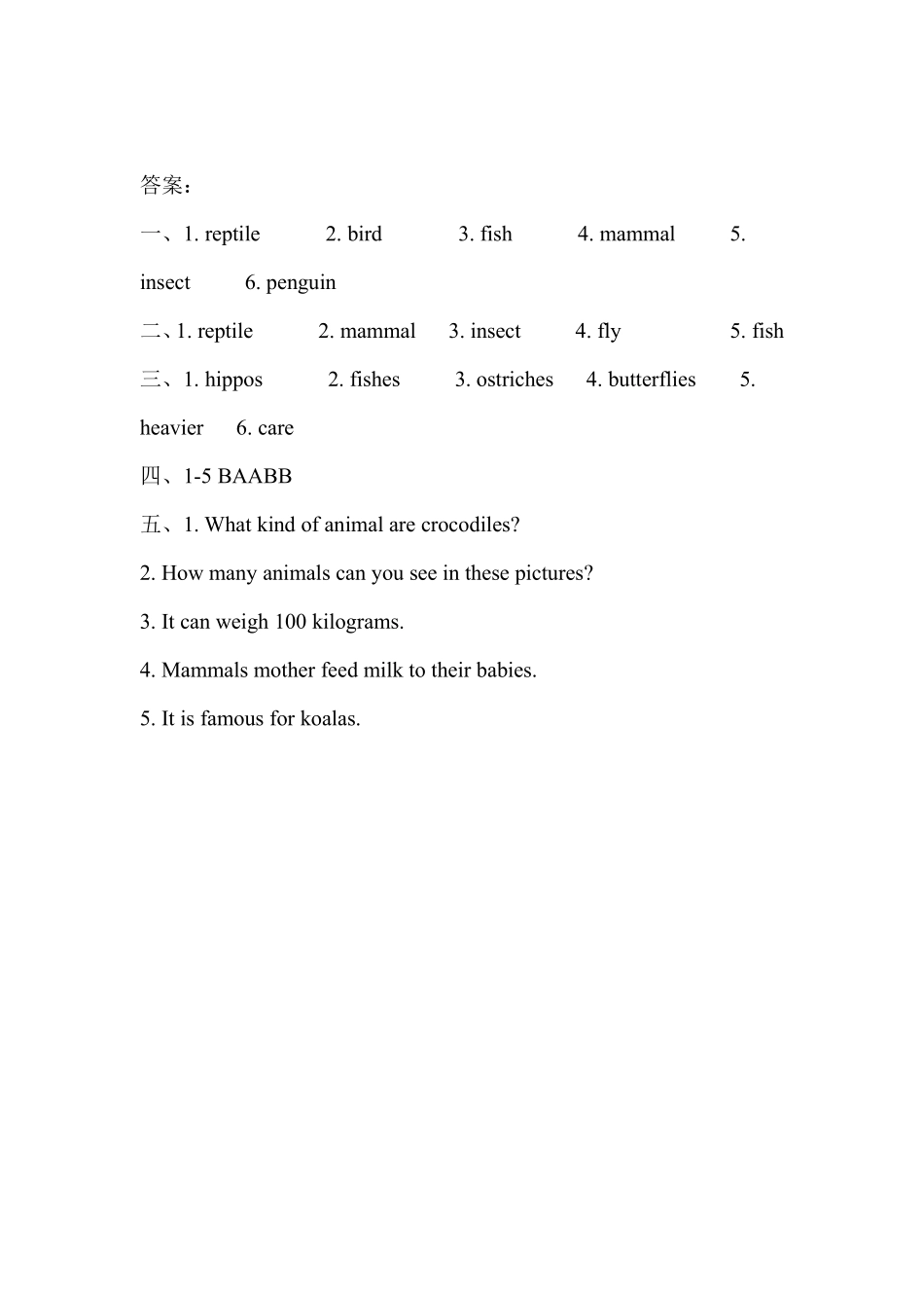 【课时练习】六年级上册英语人教版新起点Unit 3 Lesson 1 01含答案.pdf_第3页