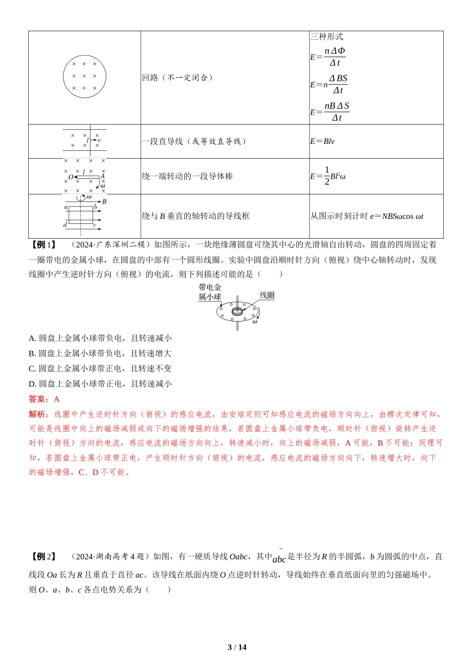 第11讲　电磁感应规律及其应用-2025版三维设计二轮复习高考物理.docx_第3页