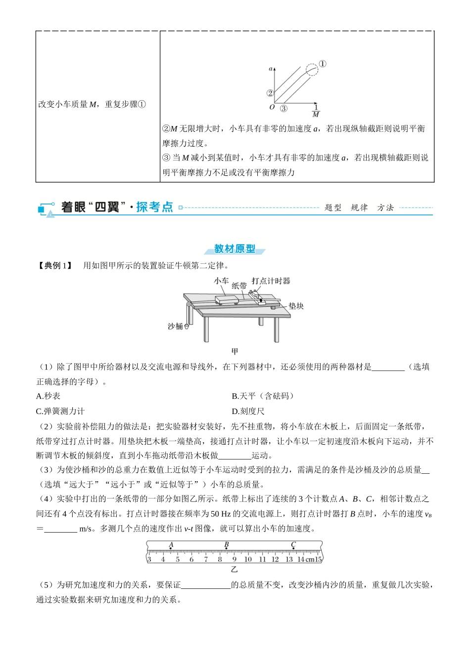 第18课时　探究加速度与力、质量的关系　[实验增分课]-2025版三维设计一轮高中总复习物理（通用版）.docx_第2页