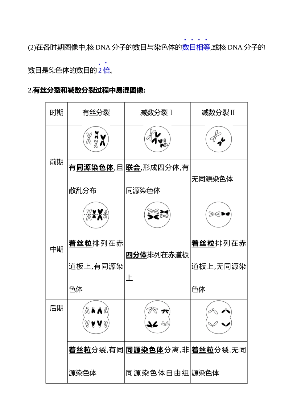 第二篇 专题三 第5讲 细胞分裂与遗传变异-2025版世纪金榜二轮生物收官专项辅导与训练.docx_第3页