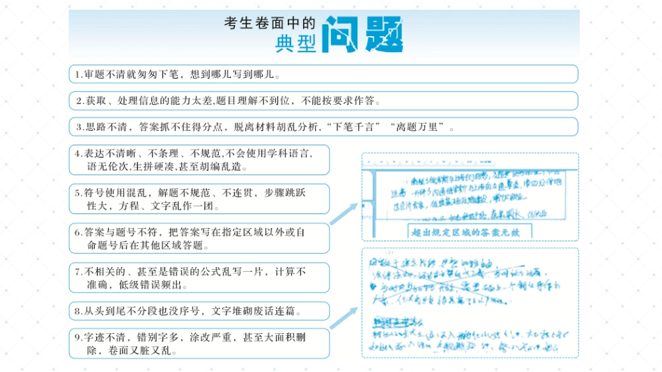考生卷面中的典型问题-2025版三维设计二轮复习高考物理.pptx_第2页
