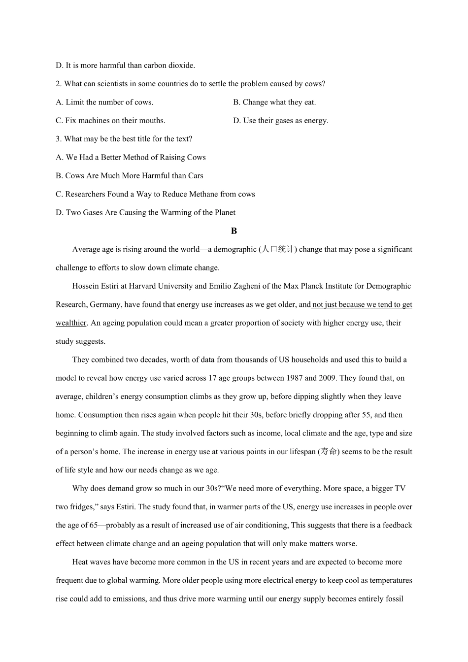 选择性必修三Unit3选拔卷【单元测试】高一英语尖子生选拔卷人教版2019选择性必修三考试版含答案.pdf_第2页