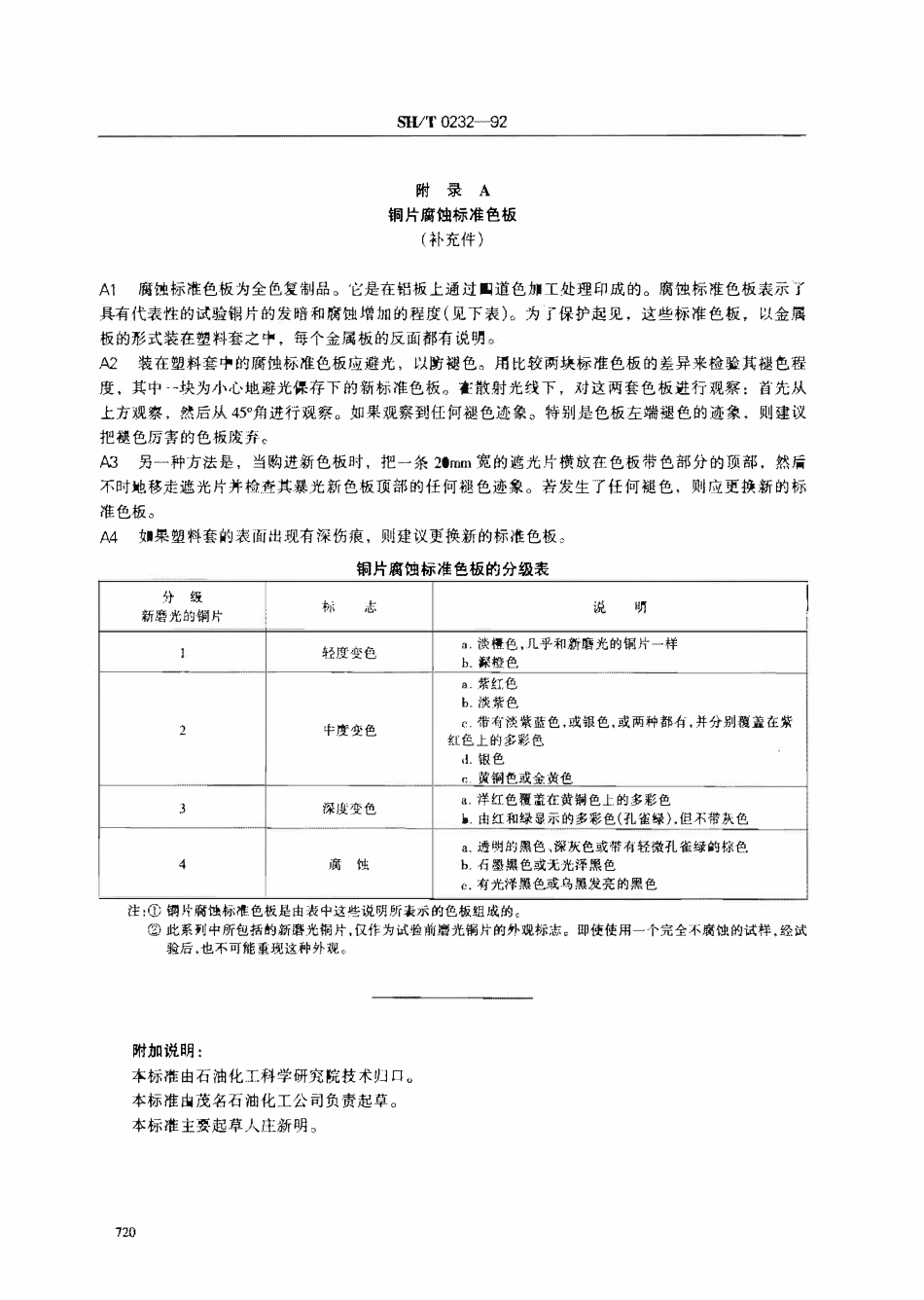 SHT 0232-1992(2004) 液化石油气铜片腐蚀试验法.pdf_第3页