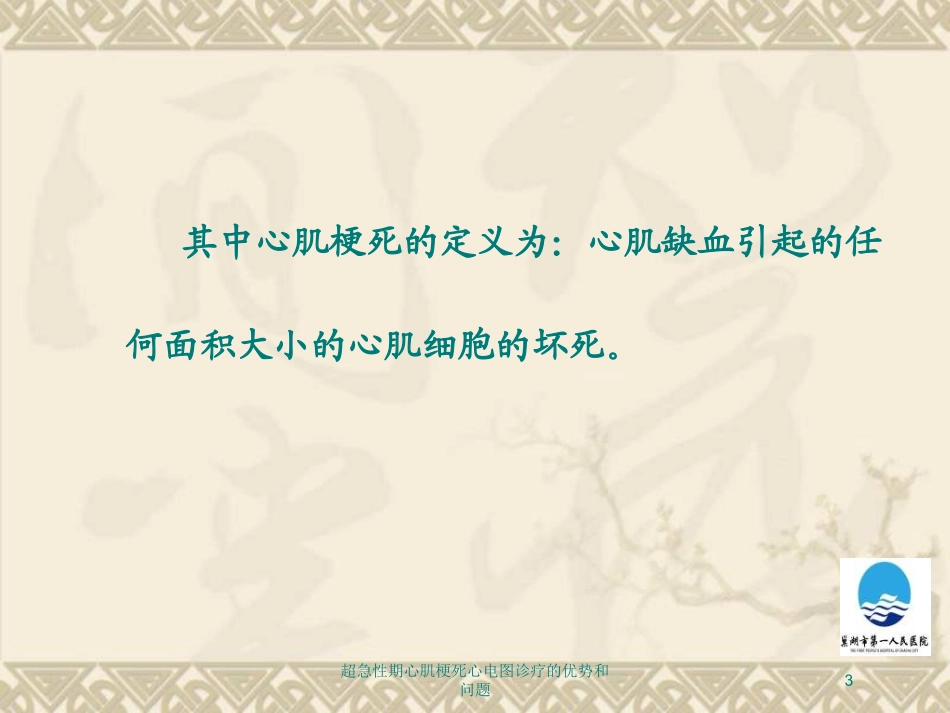 超急性期心肌梗死心电图诊疗的优势和问题培训课件.pptx_第3页