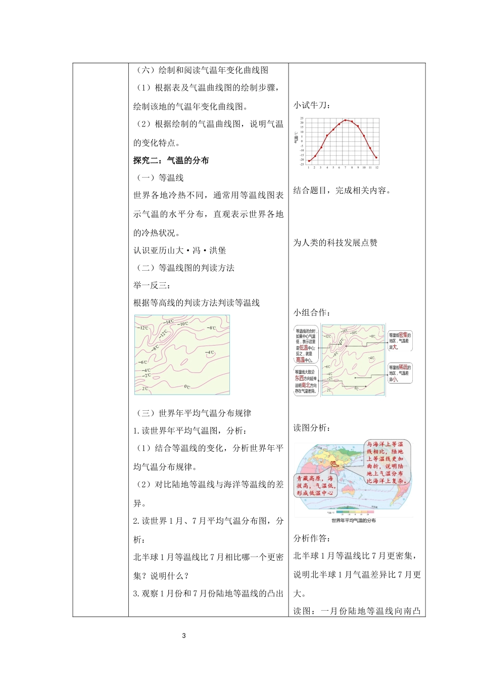 地理人教版2024版七年级初一上册4.2气温的变化与分布教学教案教学设计01.docx_第3页