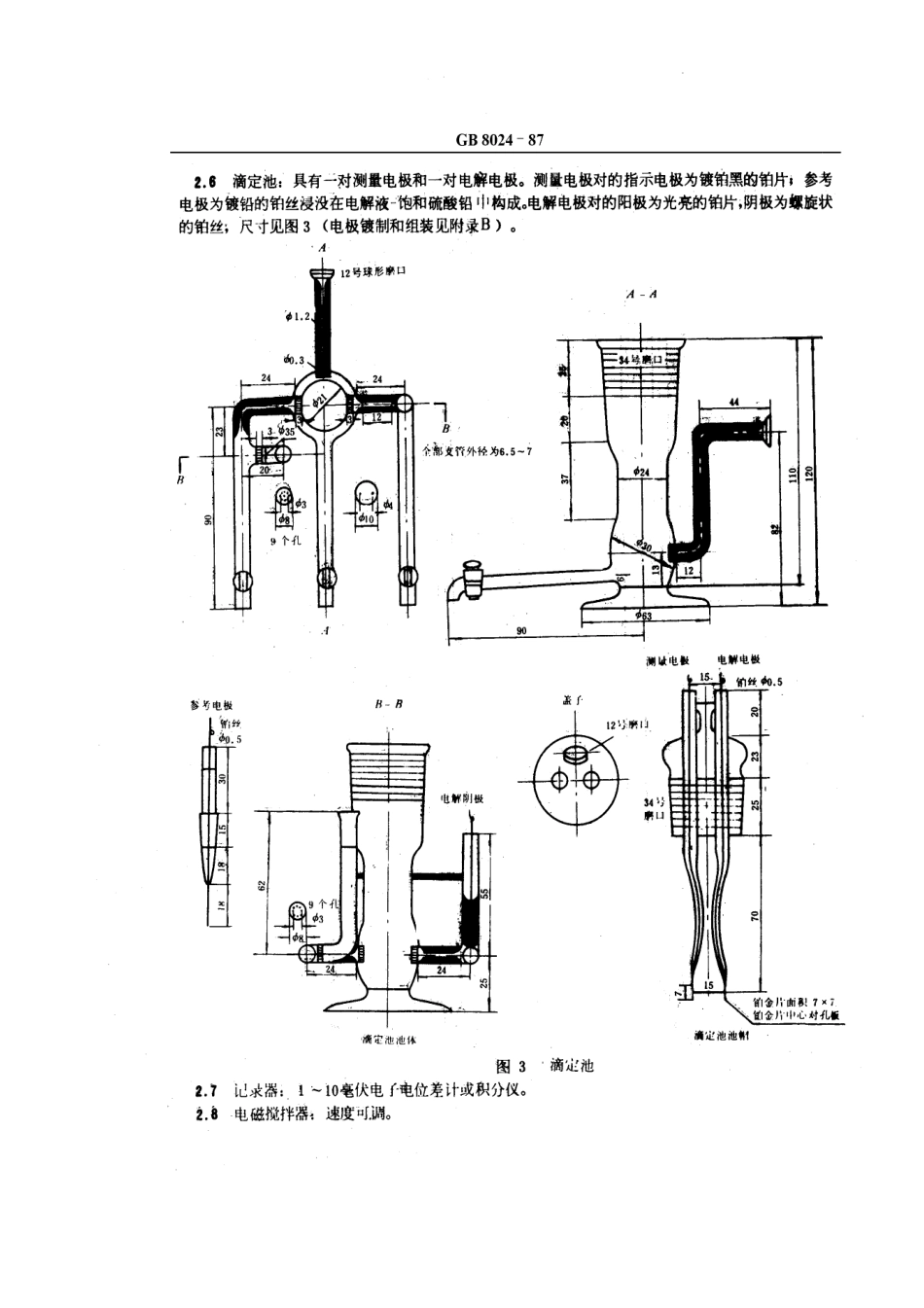 GB 8024-1987 石油蜡和石油脂微量氮测定法(微库仑法).pdf_第3页