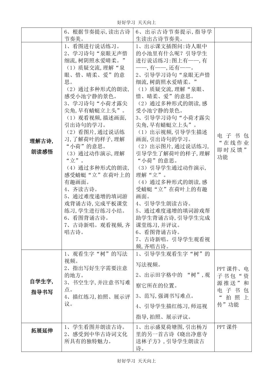 人教版（部编版）小学语文一年级下册小池教学设计-教案33.docx_第3页