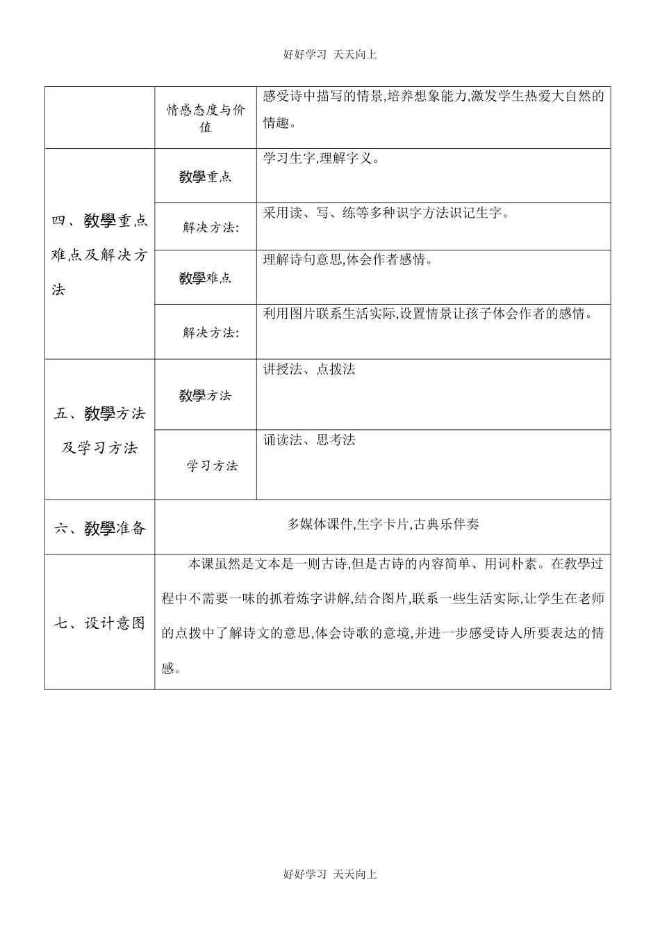 人教版（部编版）小学语文一年级下册小池教学设计-教案79.docx_第2页
