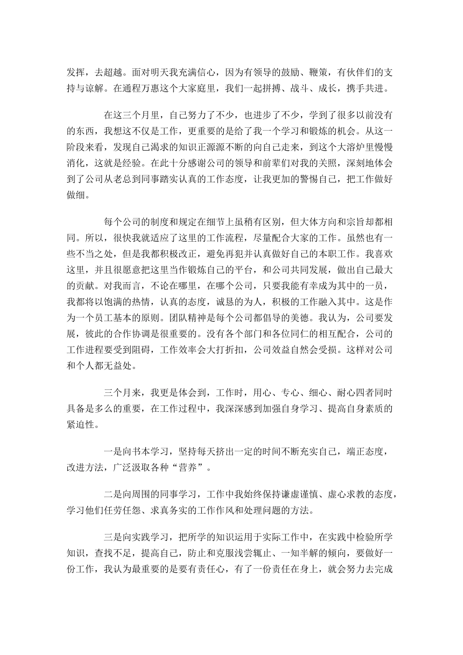 试用期转正工作总结范文10篇1.docx_第3页