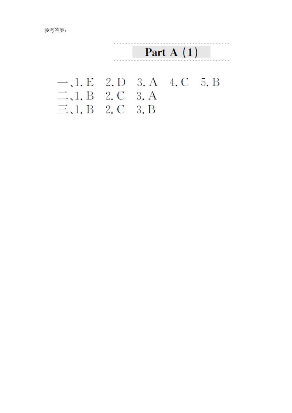 人教PEP版英语三年级上册课时测评unit1《Hello》PartA及答案1含答案.pdf_第3页