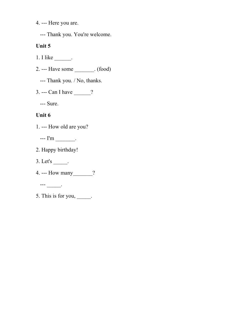人教PEP版英语三年级上册重点句型含答案.pdf_第2页
