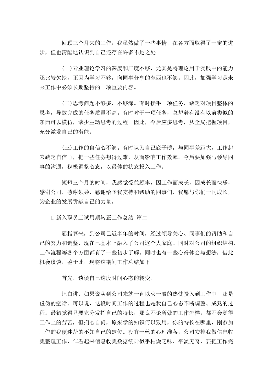 新入职员工试用期转正工作总结怎么写.docx_第2页