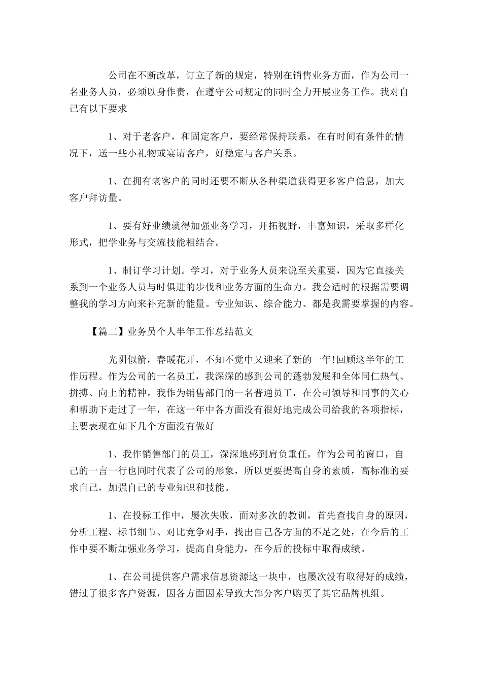 业务员个人半年工作总结范文.docx_第2页