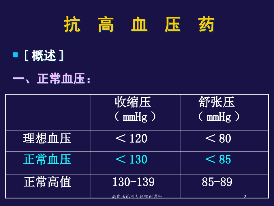 高血压诊治专题知识讲座培训课件.pptx_第2页