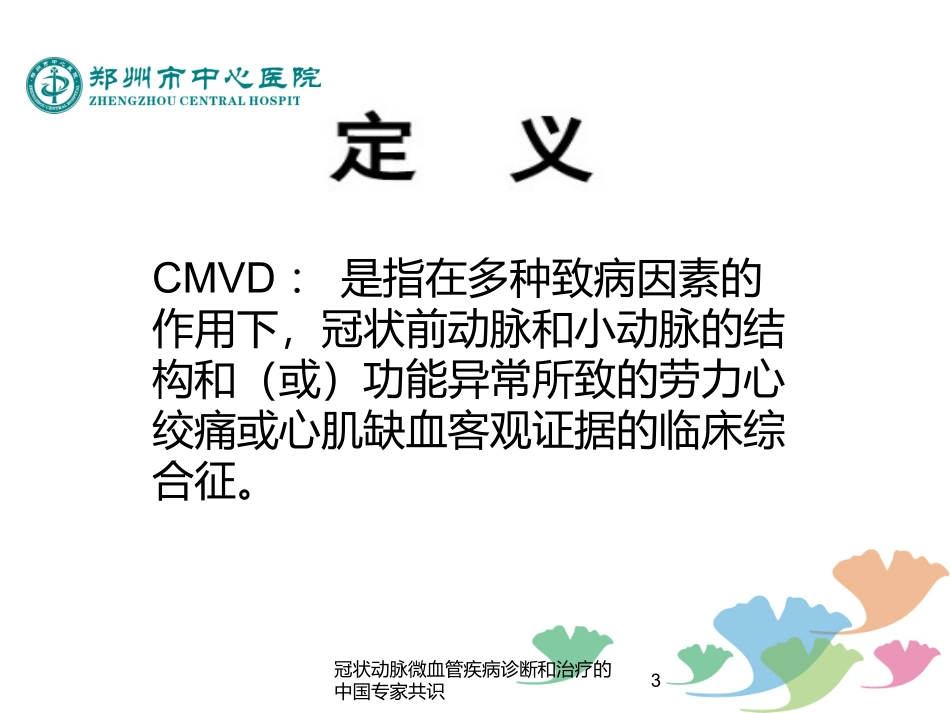 冠状动脉微血管疾病诊断和治疗的中国专家共识培训课件.pptx_第3页