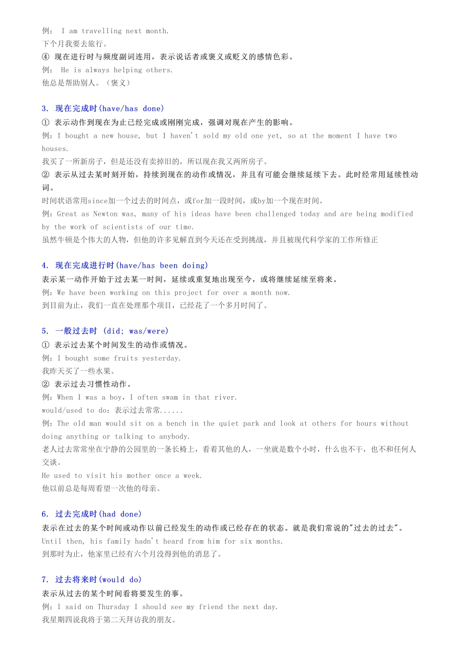 英语十六大时态用法大集合，考试必备！.pdf_第2页