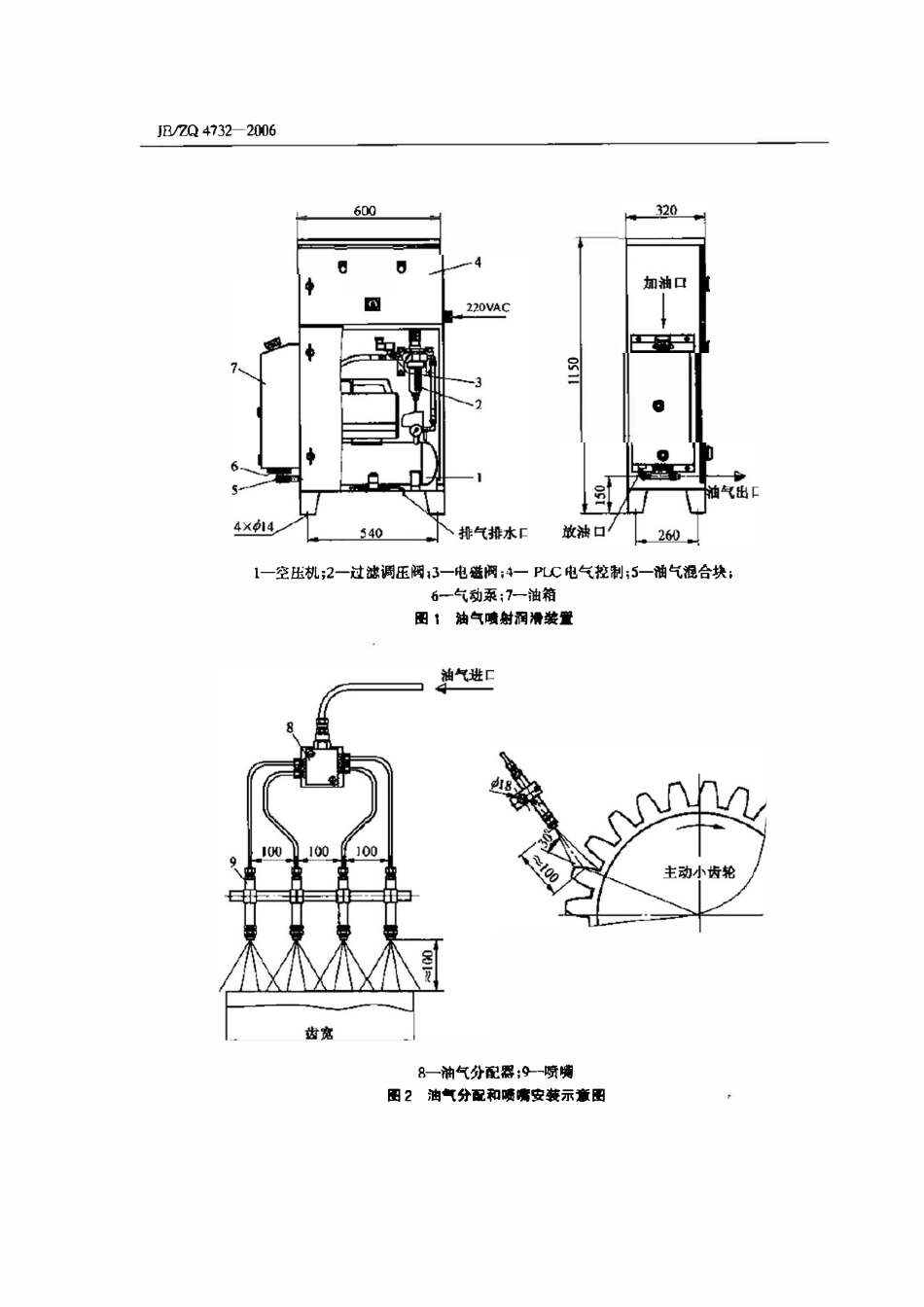 JBZQ 4732-2006 油气喷射润滑装置.pdf_第2页