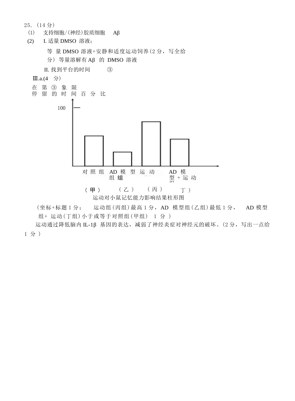 生物试题卷答案【浙江卷】【高二】浙江省2024学年第二学期温州市环大罗山联盟2024-2025高二下期末联考（6.23-6.25）.docx_第2页