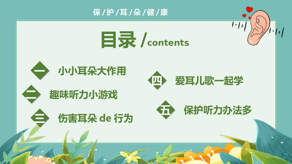 全国爱耳日主题教育51.ppt_第2页