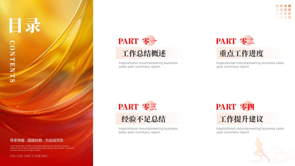 商务励志工作报告汇报模板55.pptx_第2页