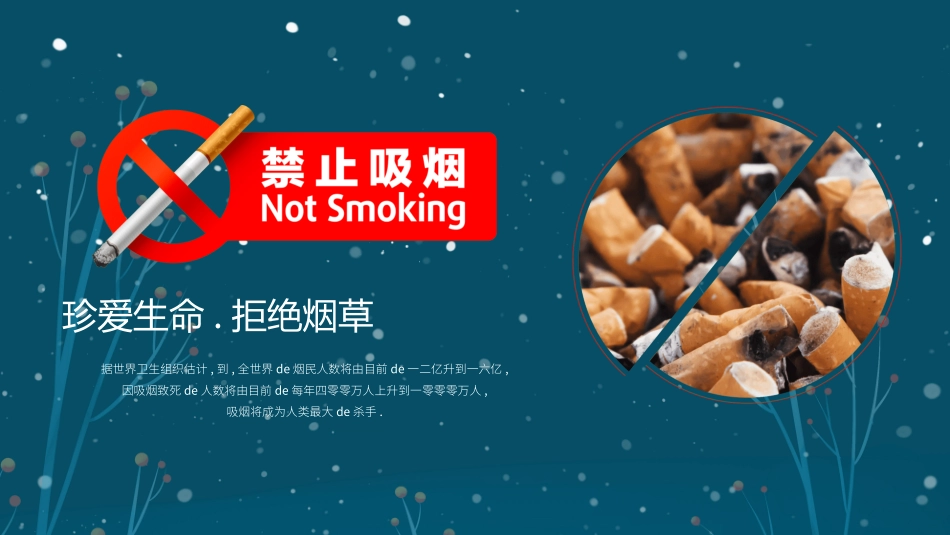 世界无烟日禁止吸烟主题班会10.pptx_第1页