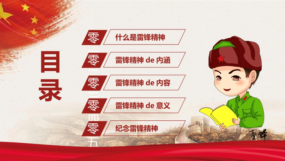 学校雷锋纪念日弘扬雷锋精神33.pptx_第2页