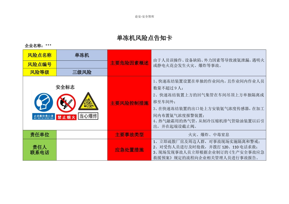 企业危险源辨识风险点告知卡.docx_第1页