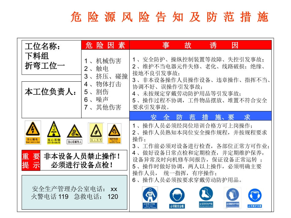 现场危险源风险点安全告知卡、告知牌.pptx_第3页