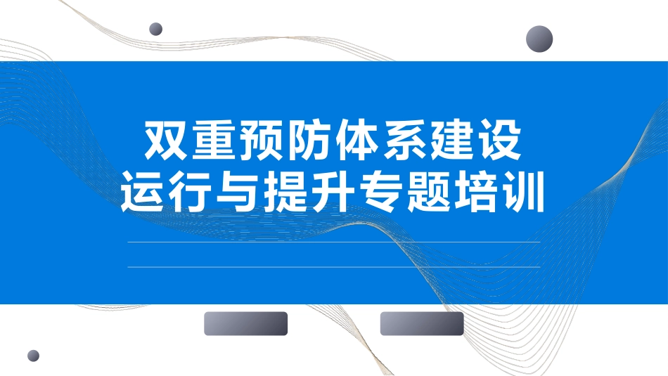 风险分级管控与隐患排查治理双体系运行与提升.pptx_第1页